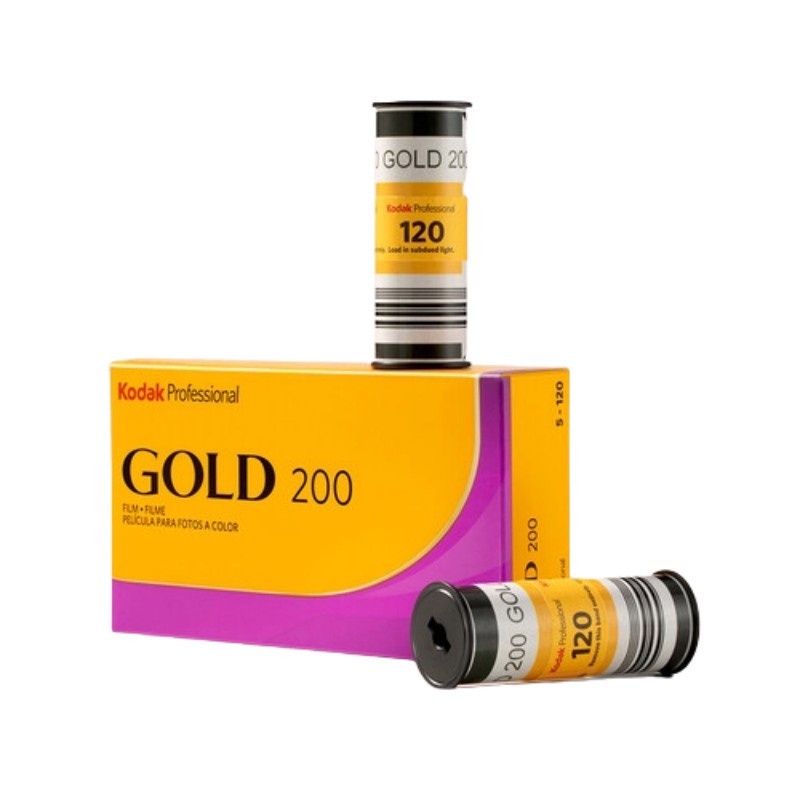 Roll Film Kodak Professional Gold 200 120mm 36exp ISO 200 Color Negative Film