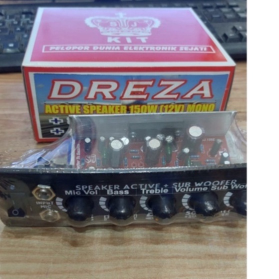Jual KIT speaker aktif DC 12v 150 WATT xtra subwofer DREZA Shopee