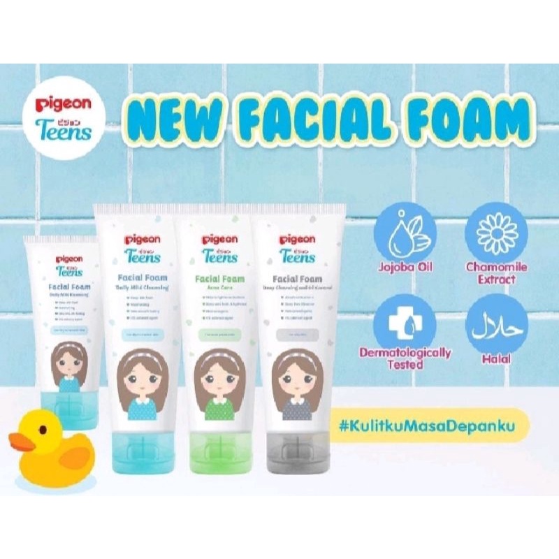 Pigeon Facial Foam 100gr/For All Skin Types