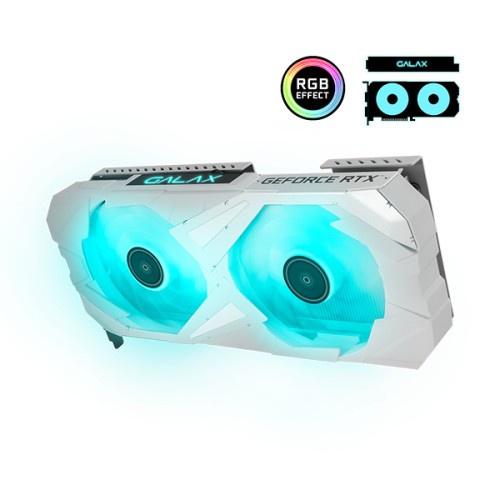 GALAX Geforce RTX 3060 Ti 8GB DDR6X EX WHITE PLUS (1-Click OC) - RGB