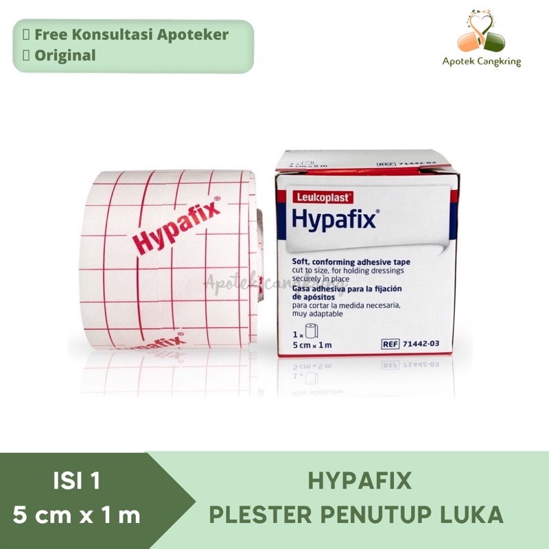 HYPAFIX 5cm x 1m original | Perban Plester Penutup Luka