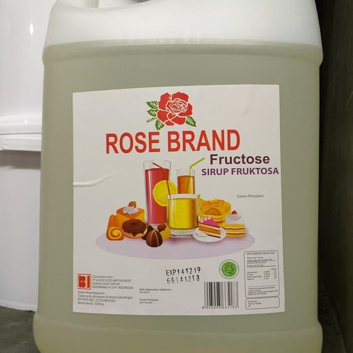 

[BAYAR DITEMPAT] gula cair rosebrand 5kg (gojek/grab only) sirup fruktosa fructose