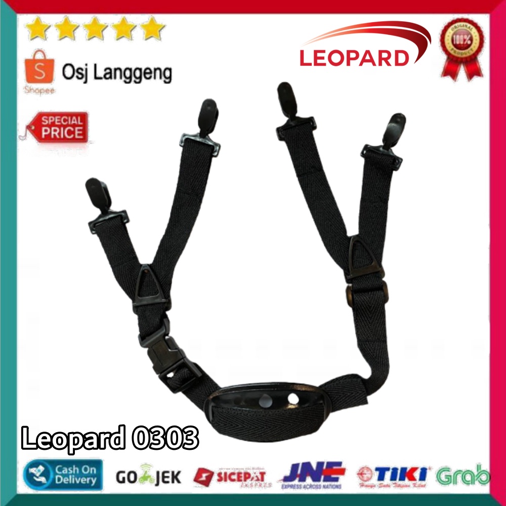 Tali Dagu Leopard 0303 - Chin Strap Leopard 0303