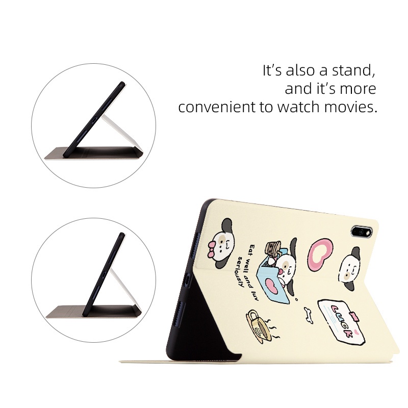 Untuk Huawei MatePad Pro 10.8 (2021/2019) 5G MRR-W29 MRX-AL09 MRX-AL19 MRX-W09 MRX-W19Tablet Case Fashion Motif Kartun Lucu Anime Flip Stand Casing PU Leather Cover Pelindung