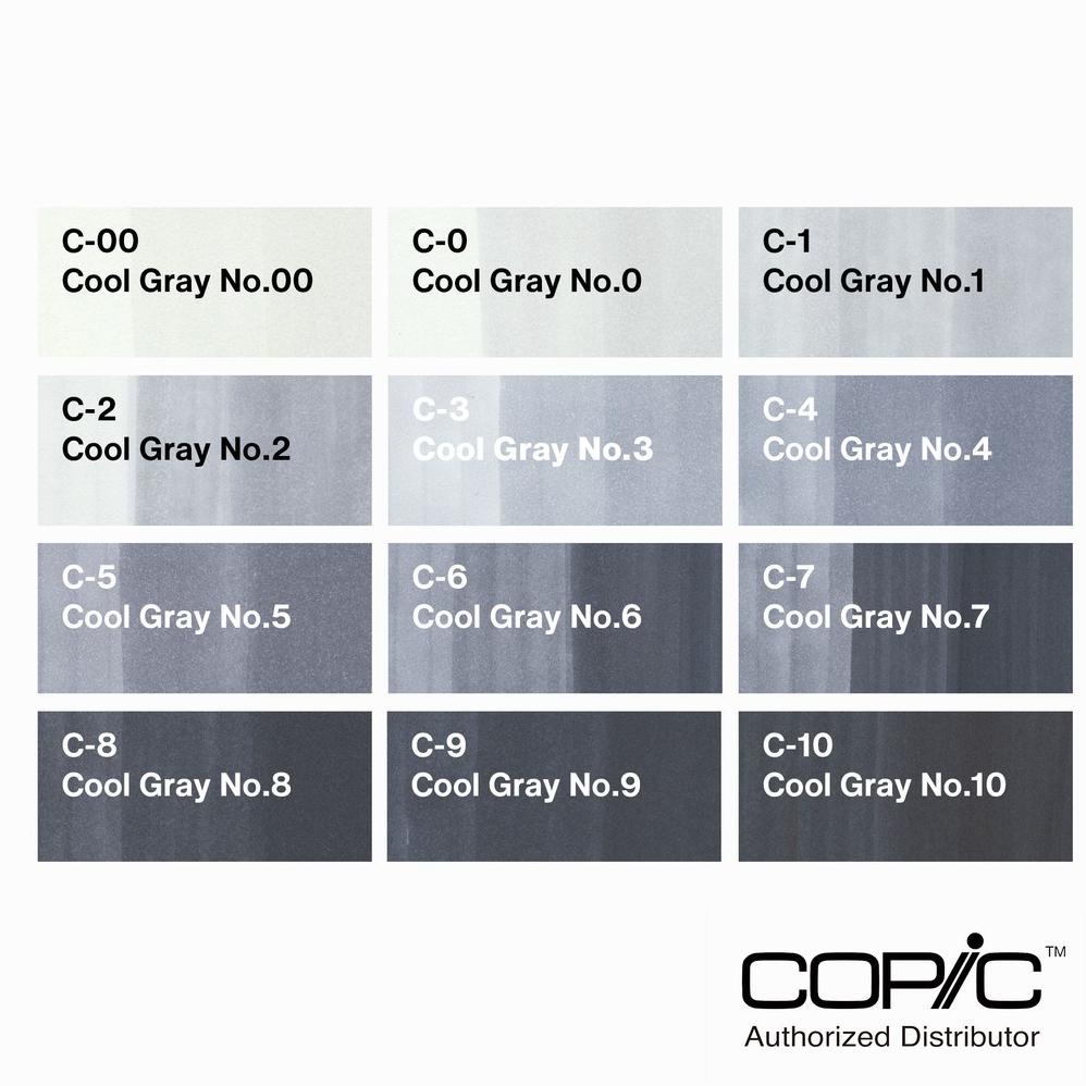 

COPIC SKETCH MARKER VARIAN C - COOL GRAY / BLACK / BLENDER TERLARISS...,,,,,