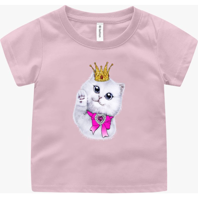 ((IB))KAOS ANAK2 UNISEX/KUCING DIGITAL SABLON