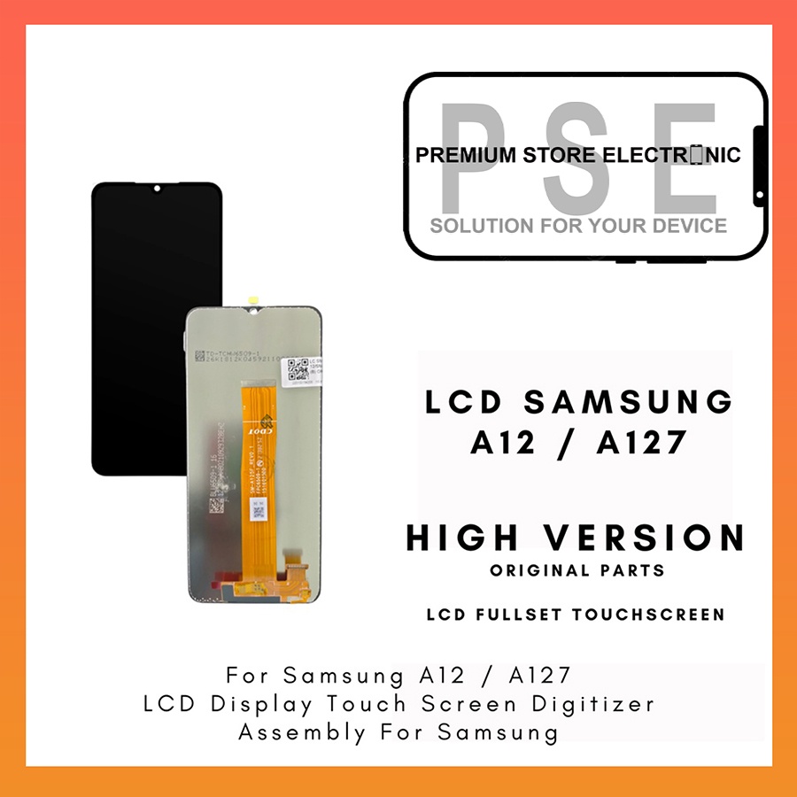 GrosIr Lcd Samsung A12 / A127 Original 100% Fullset Touchscreen Garansi 1 Bulan + Packing + Bubble