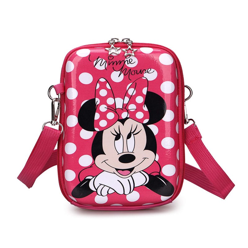 [Juallaris.id]Tas Selempang Anak Back Pack  Motif Mickey Lucu / Cute Lady Bug Kids Bag / Tas Cangkang Mini Persegi  / Anti Air / Import