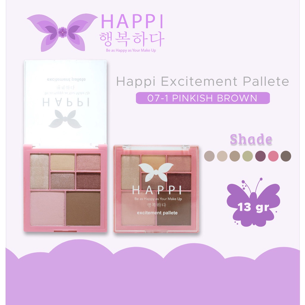 HAPPI Excitement Eyeshadow Pallete