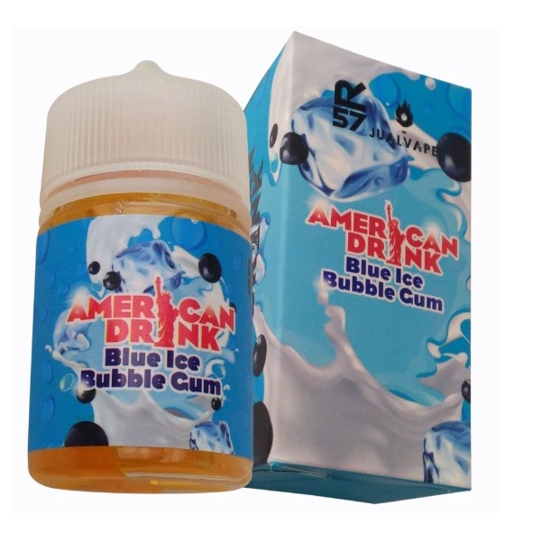 AMERICAN DRINK BLUE ICE BUBBLEGUM 60M L