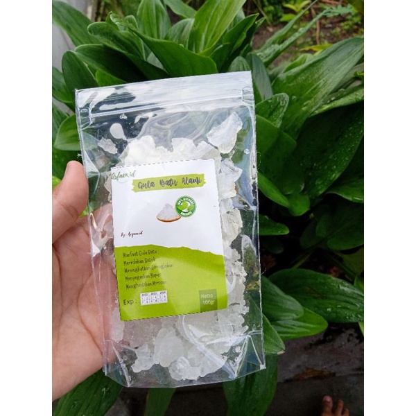 

PROMO Gula Batu Kristal Kricikan 100gr / Lump Sugar / Rock Sugar Organic