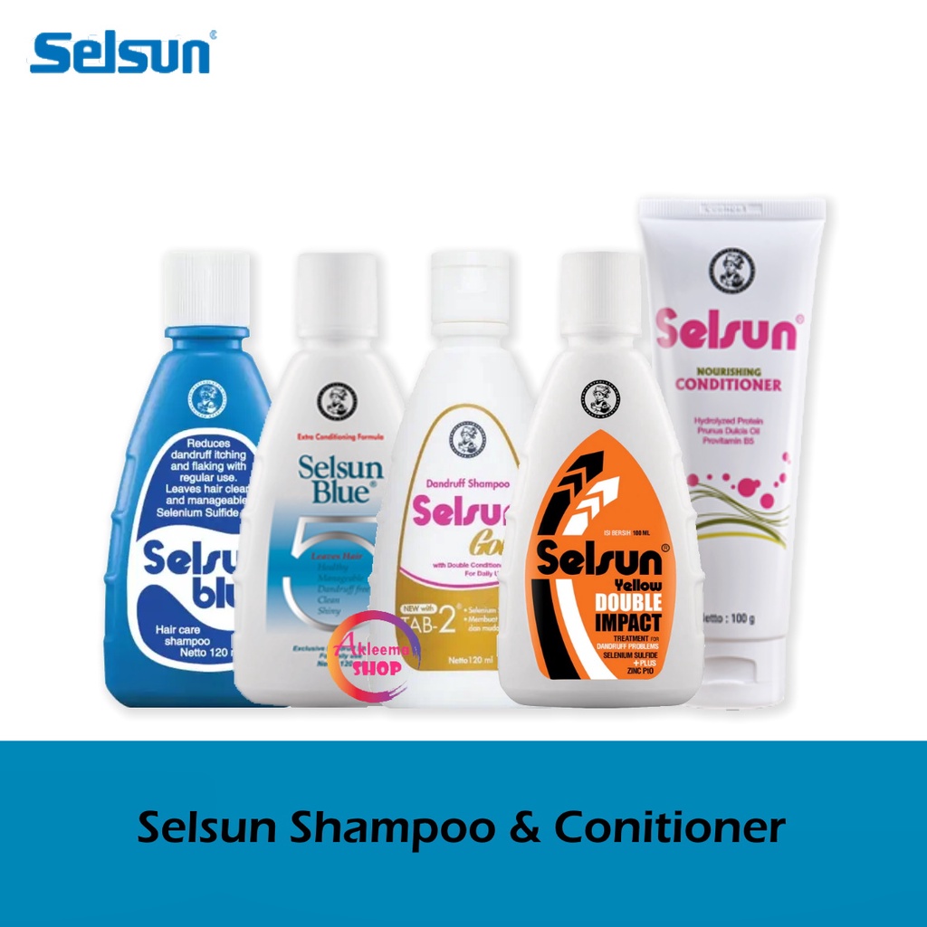 Selsun Shampoo Blue | Blue 5 | Yellow Double Impact | gold &amp; Conditioner