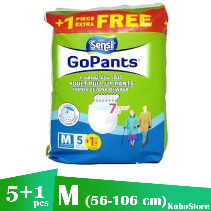 Sensi GoPants MINI Diaper Popok Dewasa Model Celana Adult Go Pants S, M, L, XL