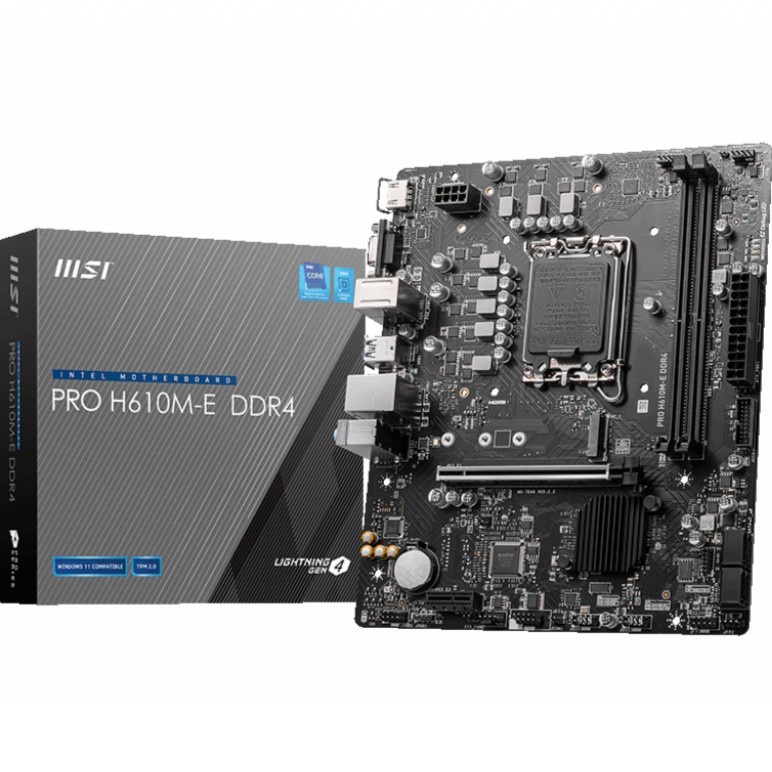 Motherboard Intel MSI Pro H610M-E DDR4 LGA 1700