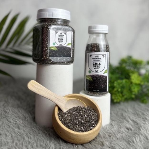 

5.5 HARGA GROSIR SUUR LEMOEN - Biji Chia Seed Organik 70gram 150 gram / Organic Chia Seed Mexico / Black Chia Seeds Untuk Diet Original Premium