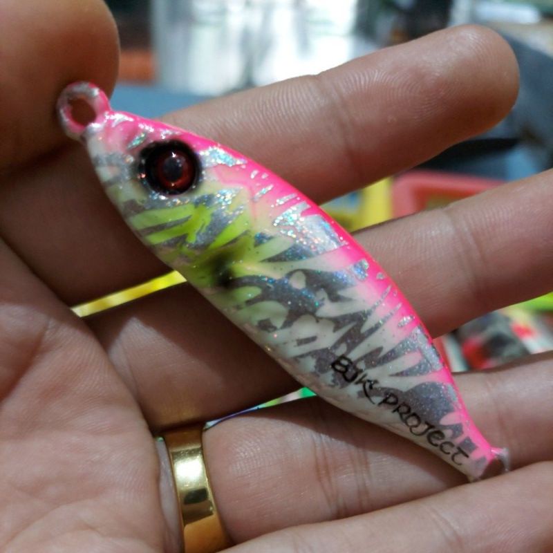 METAL JIG LITTLE JACK 40g ABSTRAK FOIL PINK FULL GID