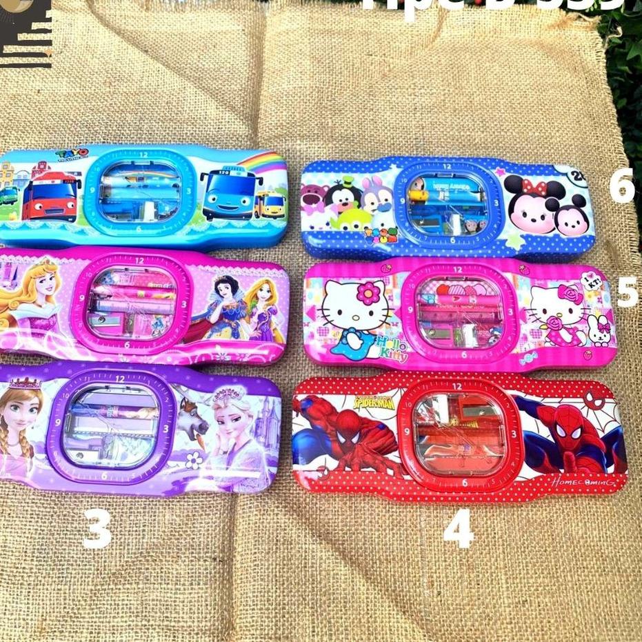 

ヒ EITHER.ID Tepak Alat Tulis / Tempat Pensil Study Set Stationery Set Lengkap Anak Murah Karakter ⌅