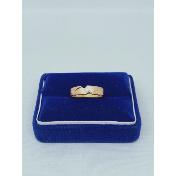 Cincin ring mp 1 + dove / wedding ring / cincin perak asli silver 925 lapis emas/ cinci fashion pria &amp;wanita terbaru