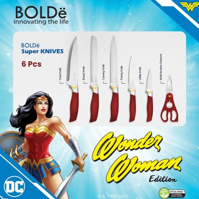 Sale Bolde Super Knive Set Wonder Woman Termurah