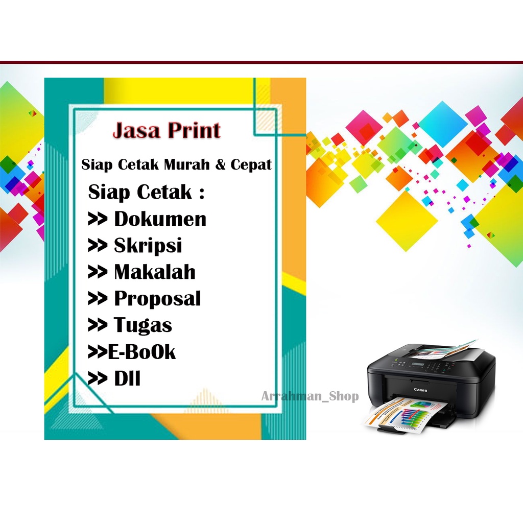 

Nge-print CETAK DOKUMEN cetak Kertas A4 dokumen, buku, makalah, skripsi, tugas, soal dll