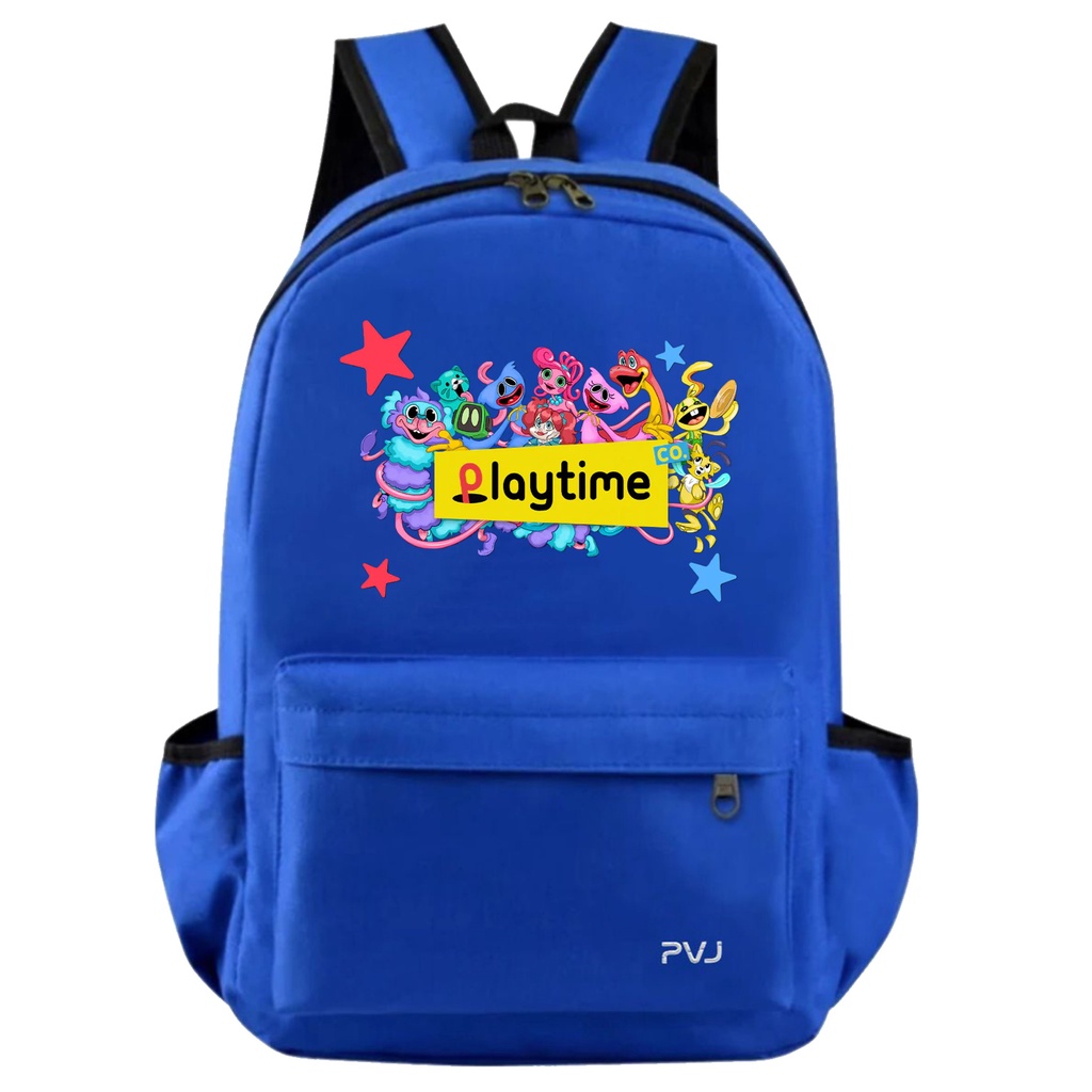 PVJ - Tas Anak Unisex Motif Poppy Playtime Game Ransel Backpak