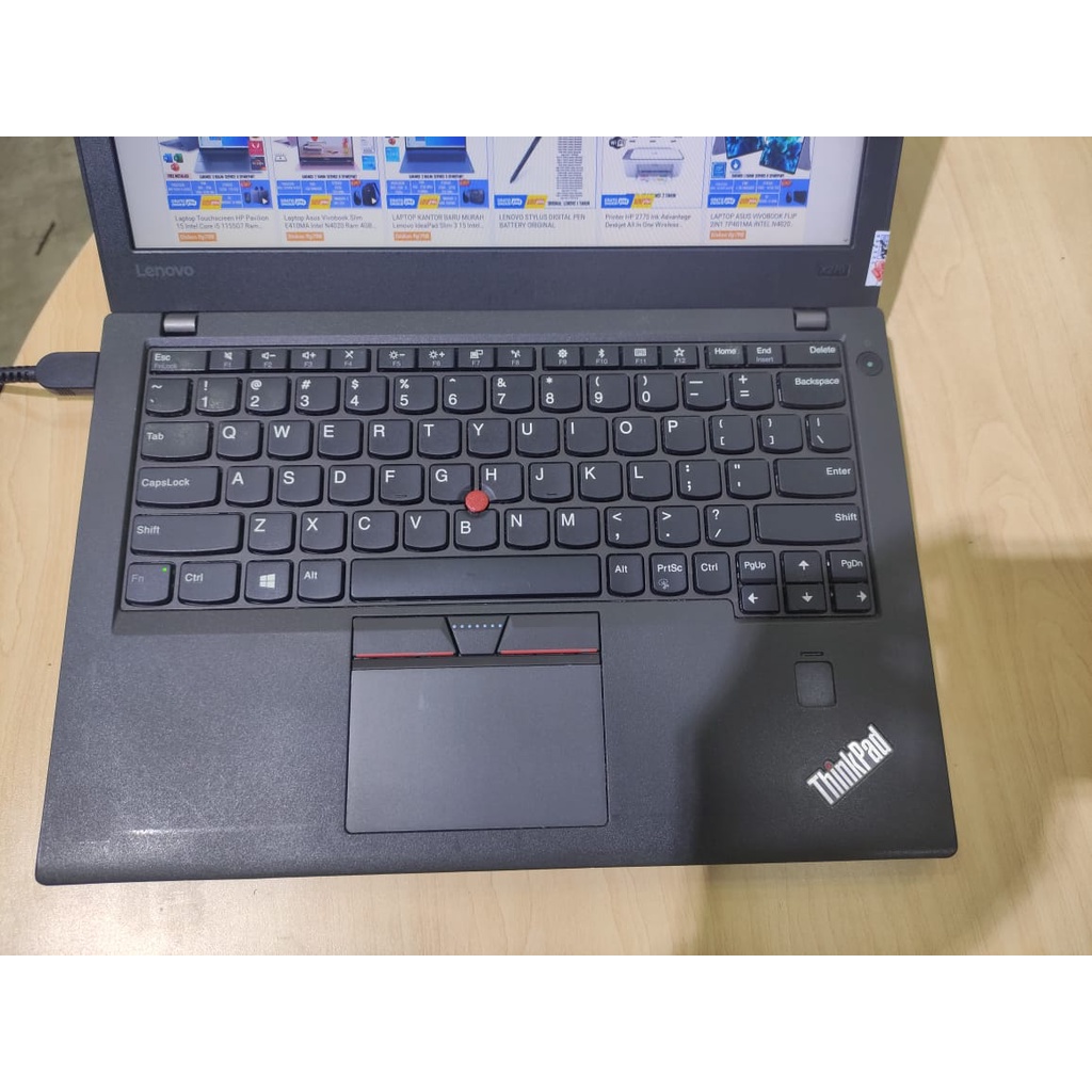 Laptop Thinkpad X260/X270 Core i5 Gen6 6200U 6300U RAM 16GB SSD 512GB HD IPS Windows 10 Pro Bergaransi Original