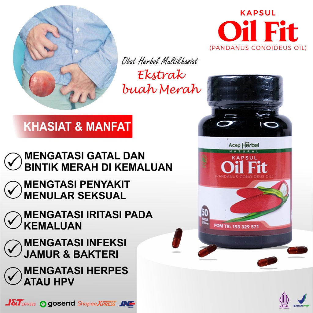 Jual Obat Gatal Dan Bintik Bintik Pada Kemaluan Kapsul Oil Fit Asli Original Bpom Dan Halal