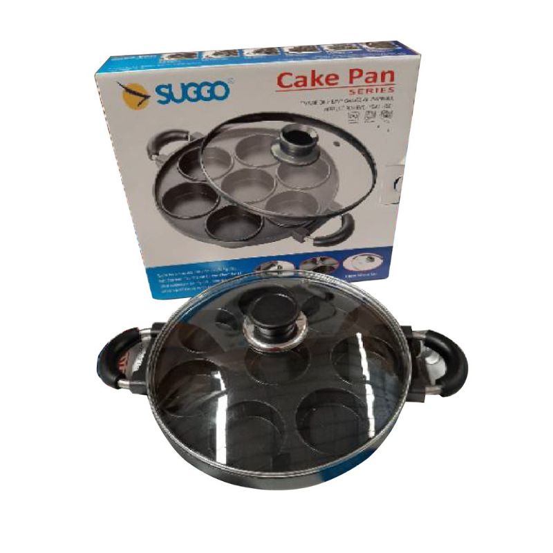 Cake Pan 7 Lubang Cembung /Cetakan Kue Serabi Suggo