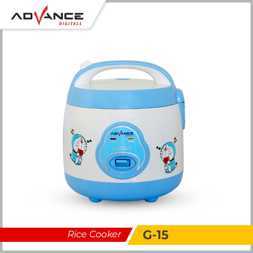 ADVANCE Rice Cooker 1.2 Liter Pola Kartun Penanak Nasi / Megicom SNI HelloKitty Doraemon G15