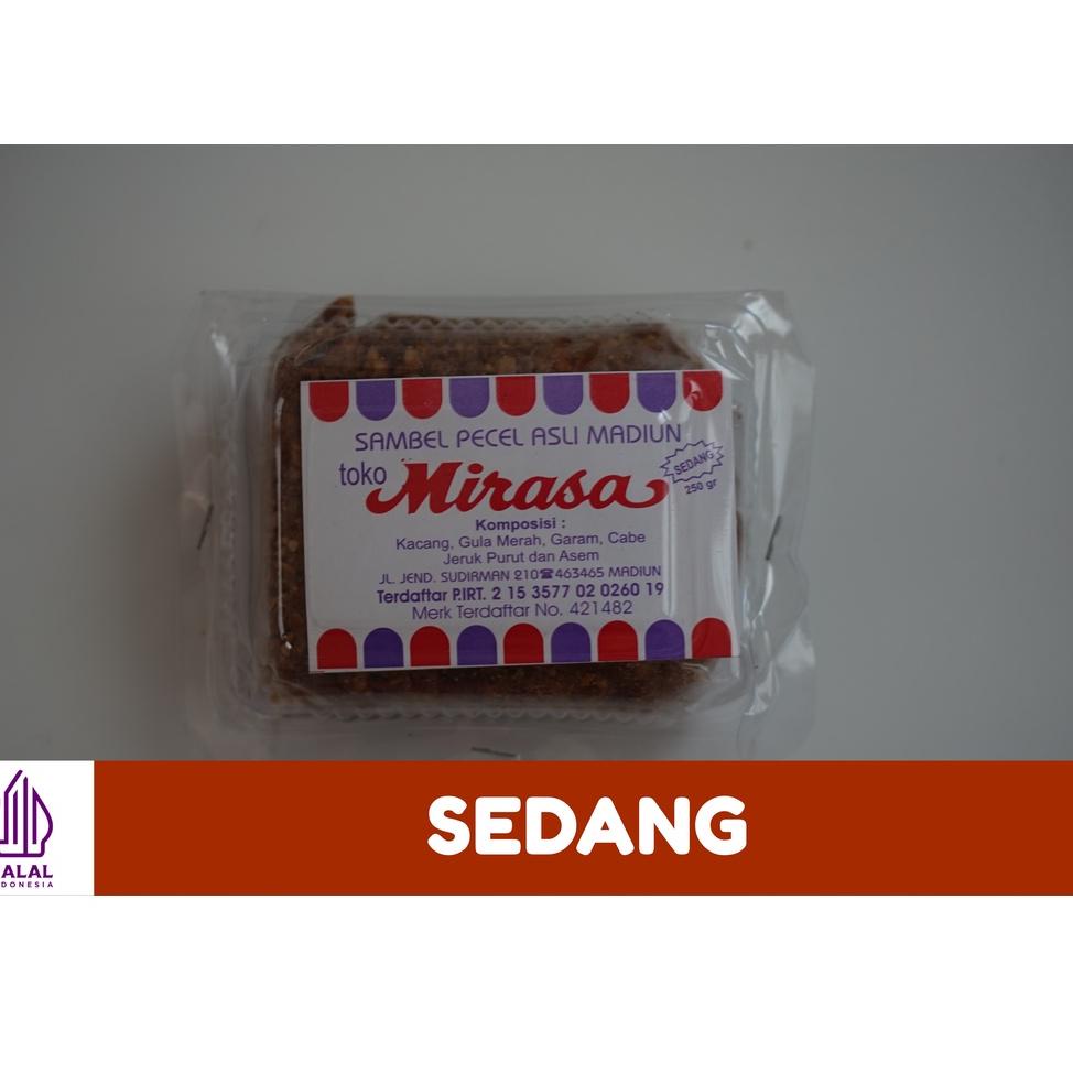 

➴ Sambel Pecel MIRASA asli Madiun - Jawa Timur (Tidak Pedas, Sedang, Pedas) ㅶ