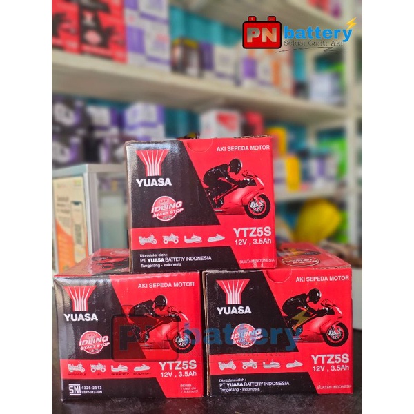 Aki Motor Kering Yuasa YTZ5S Original Buat Honda Beat Supra X 125 Dll