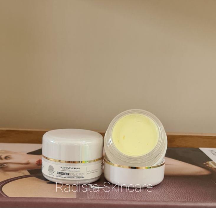 ⇠ Kitoderm Sunscreen Normal W30 | Krim Pagi Flek | Suncare flek | Sunblock Flek | Pemutih ➛