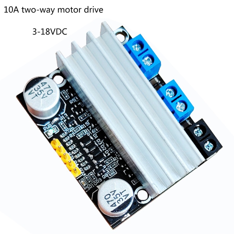 Driver Motor DC Ganda btsg 10A 3-18V Maju Mundur PWM Speed Driver Module