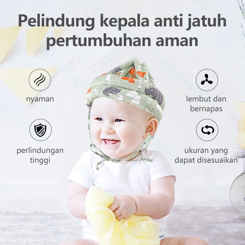 Mumystation Topi pelindung kepala bayi baby head protector Helm bayi anti bentur