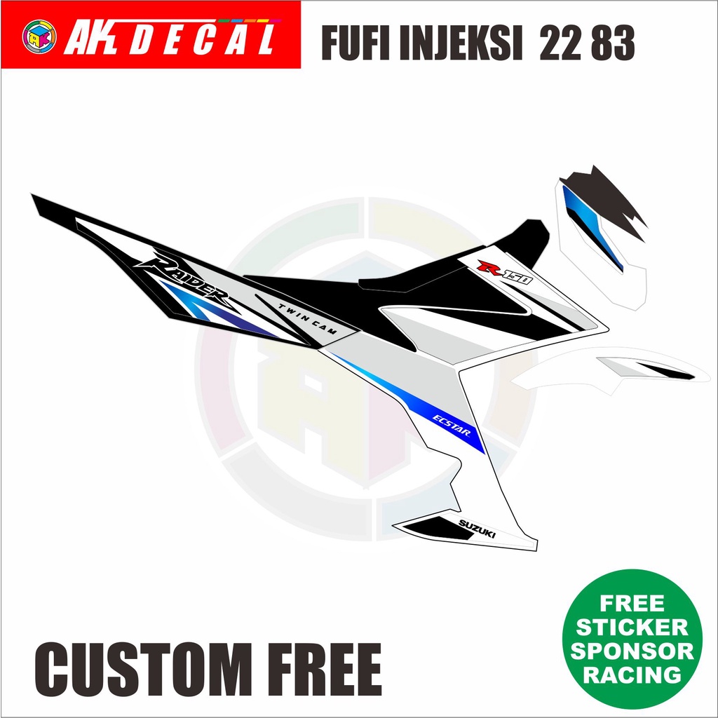 STRIPING LIVERY SATRIA FU FI 150 INJEKSI CUSTOM 2283