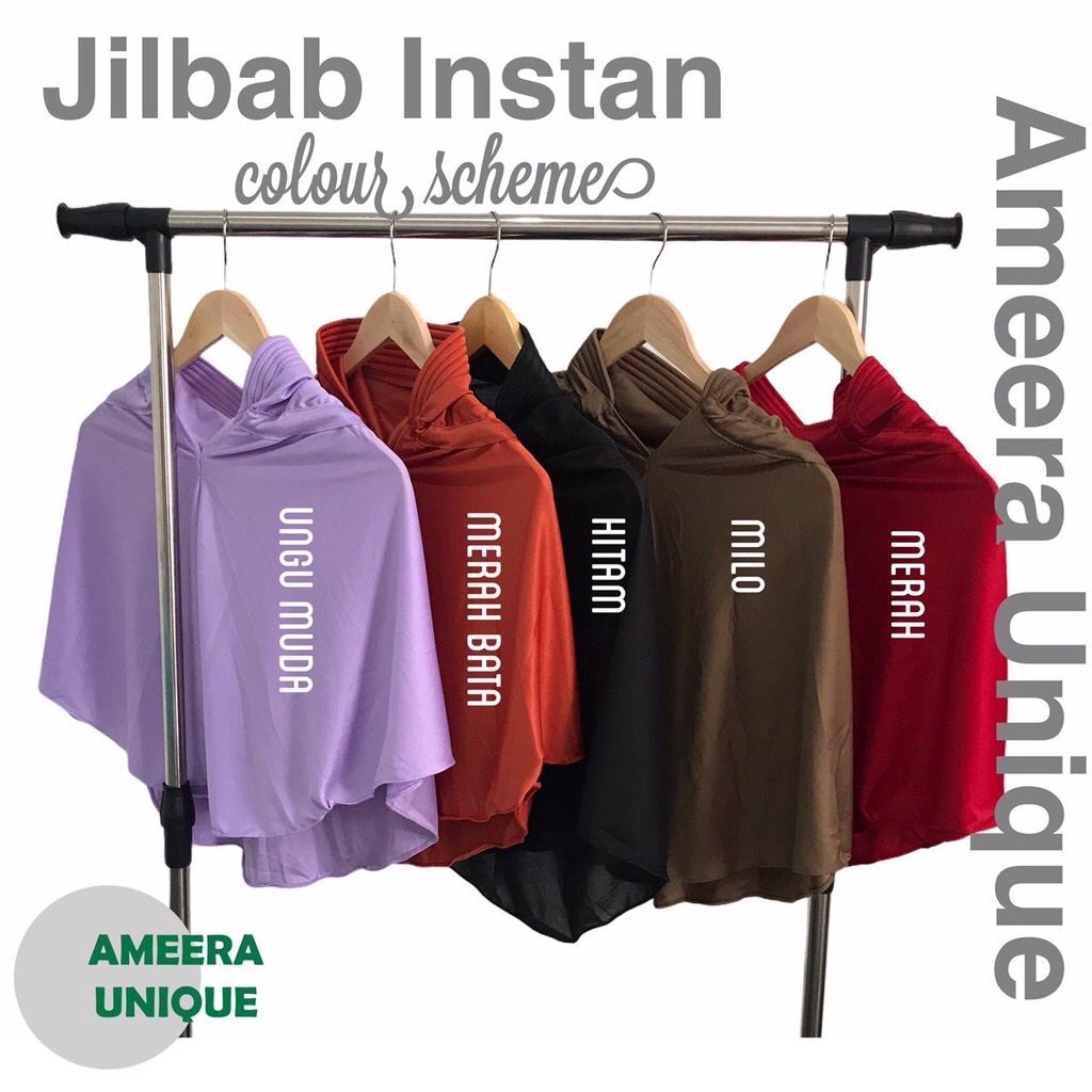 Jilbab Bergo Hamidah Hijab Pet Instan