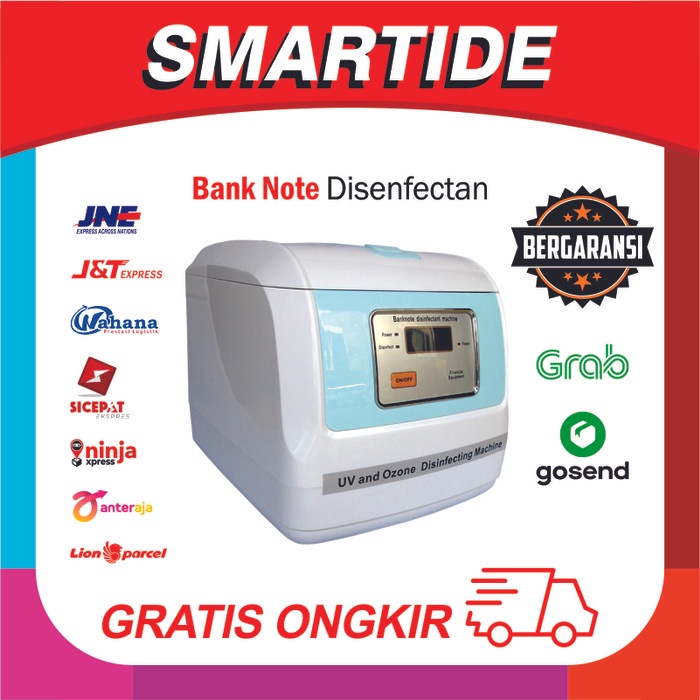 BERGARANSI Banknote Disinfectant Sterilisasi Uang UV Sterilizer Box