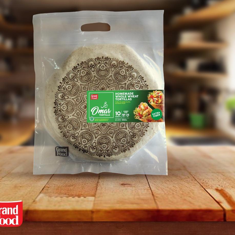 

Tortilla GANDUM OMAR Premium Whole Wheat 25 cm
