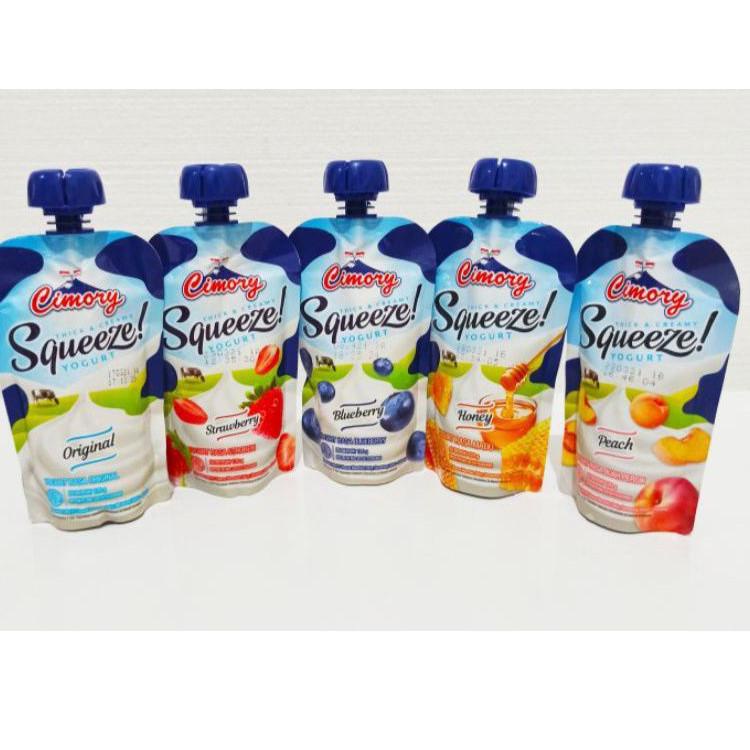 

に Cimory Squeeze Yoghurt 120 gr た