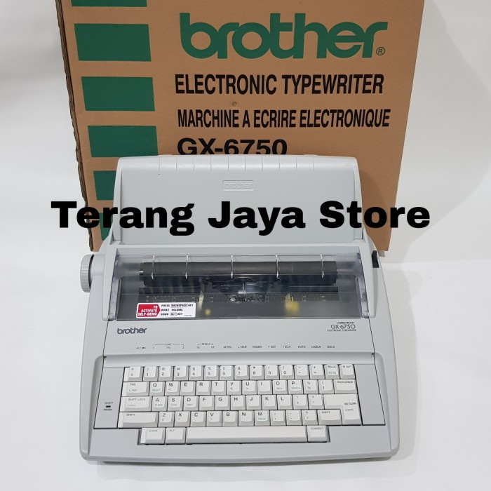 

MESIN TIK ELEKTRIK BROTHER GX-6750 MESIN KETIK BROTHER GX-6750