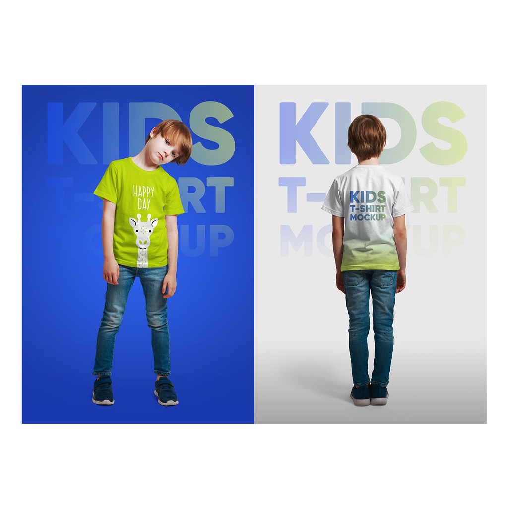 Kids Boy T-Shirt Mockups Vol1 Part 1