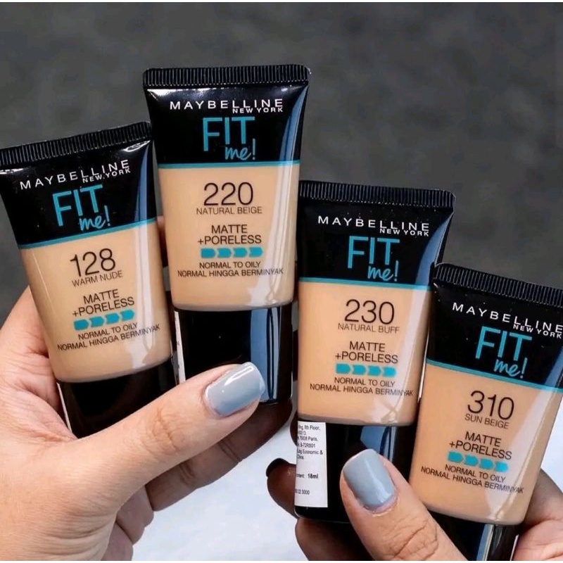 ReadyTerus- MAYBELLINE FIT ME! Foundation tube matte porless 18ml 100%original garansi