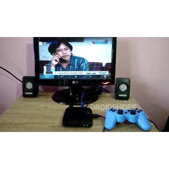 [114] STB ZTE, HUAWEI + Gamepad Full paket games Android TV Box UHD 4K Baru ❃