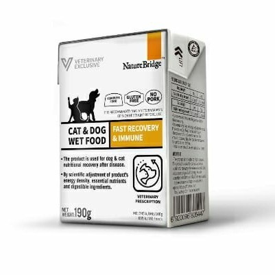 Nature Bridge Vet recovery &amp; immune untuk kucing dan anjing 190gr