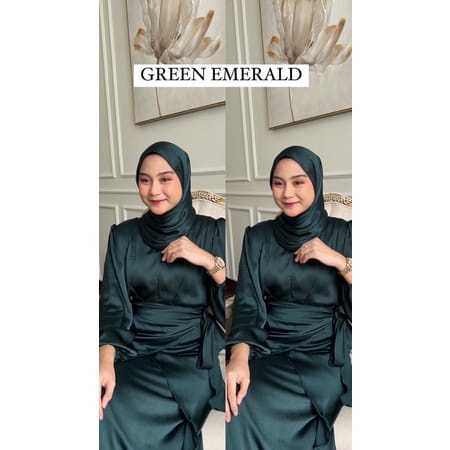 Shelin Dress Bahan CRADENZA SILK M-XXL / BAJU DEWASA MURAH TERBARU 2022 / Dress Pesta BUSUI WUDHU FRIENDLY