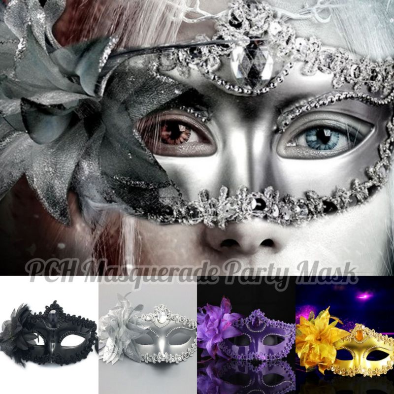 PCH TOPENG PESTA / MASQUERADE PARTY MASK / TOPENG HALLOWEEN / TOPENG ANONYMOUS PRIA WANITA