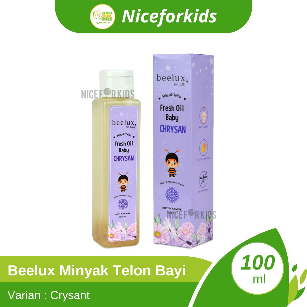 Beelux Minyak Telon Bayi 100ml Aromatic Fresh OIl Baby Anti Nyamuk Wangi Tahan Lama