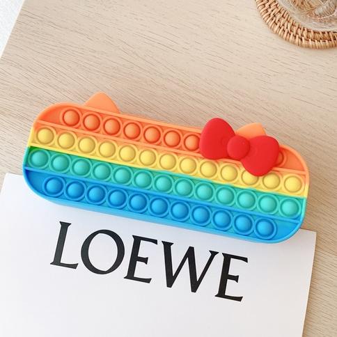 

(Seri)[Y14S]✓| Tasgue - Kotak Pensil Pop it Murah Pita Ribbon Tempat Pensil Pop it murah berkualitas