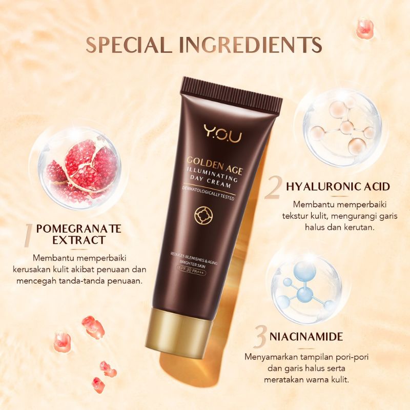 YOU Golden Age Iluminating Day Cream SPF 30 PA++ 18gr