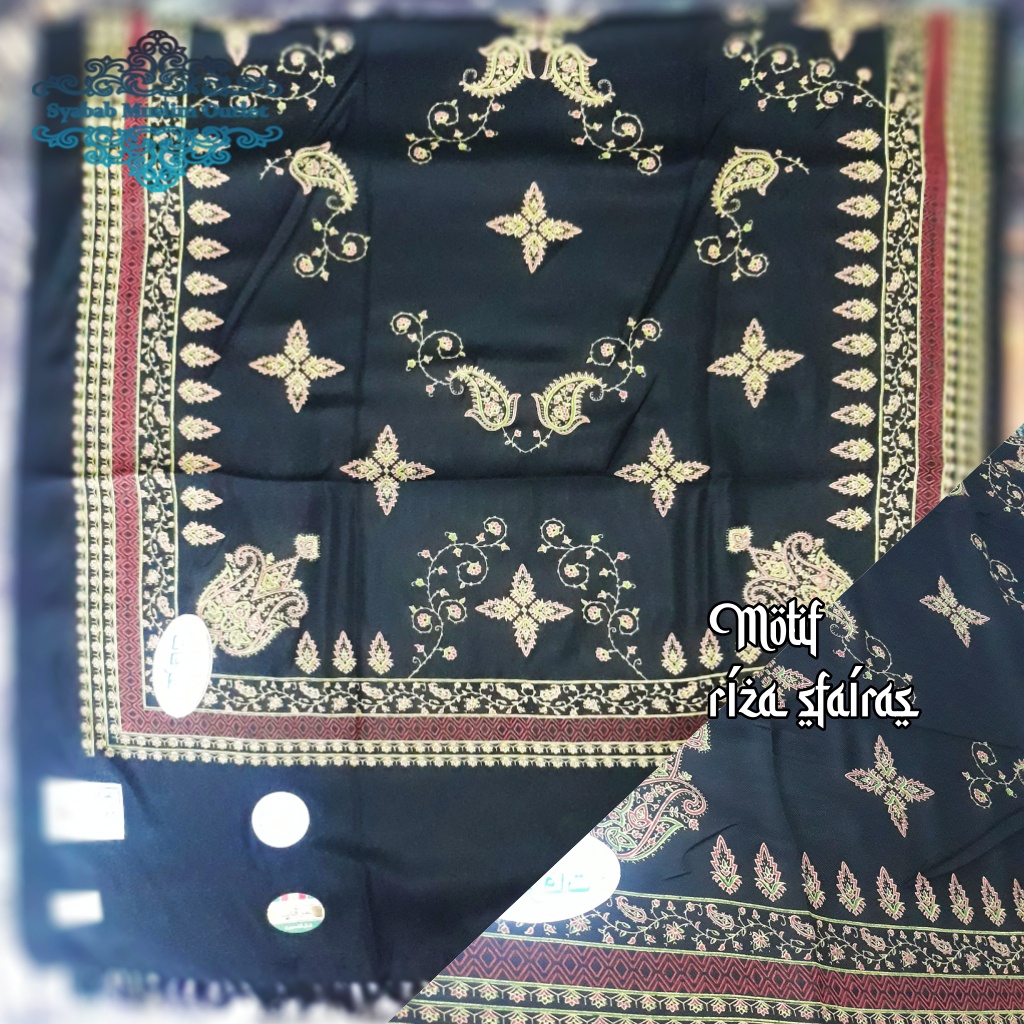 sorban arifat lukis dasar warna hitam